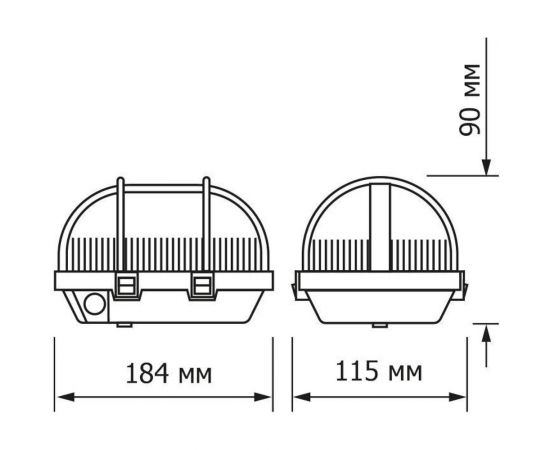 Светильник Topfort жкх нбп 01-60-002 у3, со стеклом, белый, для ламп e27 60вт 1661570 – изображение 5