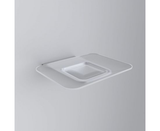 Стеклянная мыльница с настенным держателем, хром AM.PM A50A34200 – изображение 5