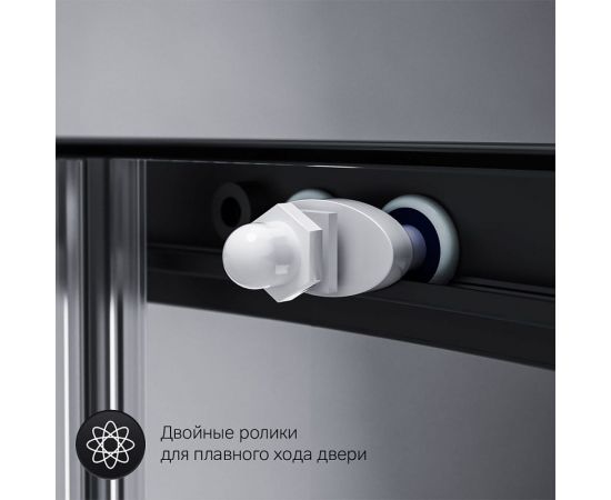Душевое ограждение AM.PM X-Joy Twin Slide без поддона, 90x90, профиль черный W88G-205-090BT64 – изображение 6