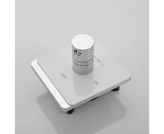 Смеситель с гигиеническим душем ROSE белый/хром ROSE R105C – изображение 7