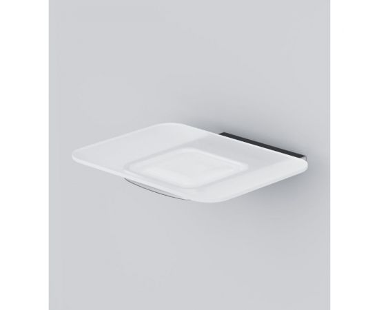 Стеклянная мыльница с настенным держателем, хром AM.PM A50A34200 – изображение 7