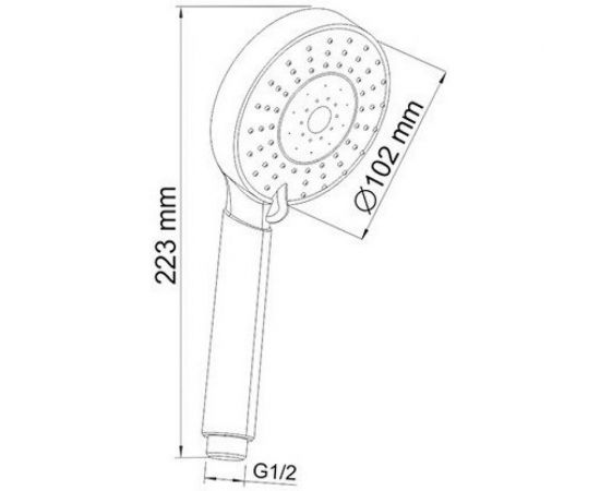 Лейка WasserKRAFT 5-функциональная A032 – изображение 7