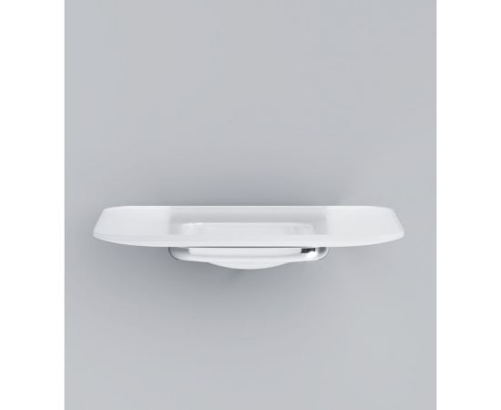 Стеклянная мыльница с настенным держателем, хром AM.PM A50A34200 – изображение 9