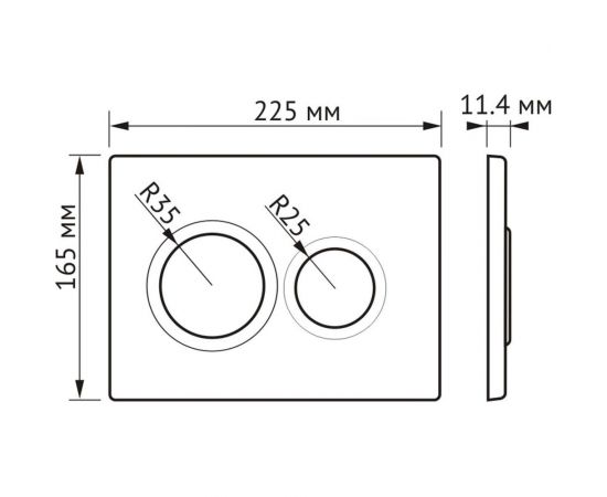 Комплект для монтажа подвесного унитаза Berges: инсталляция novum525, кнопка o3 хром глянец, унитаз ego rimless, сиденье дюропласт okus slim so, микролифт, быстросъем 043249 – изображение 9