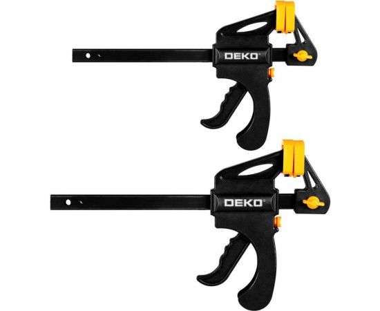 Быстрозажимная струбцина DEKO 160 мм CL160-2, 2 шт 