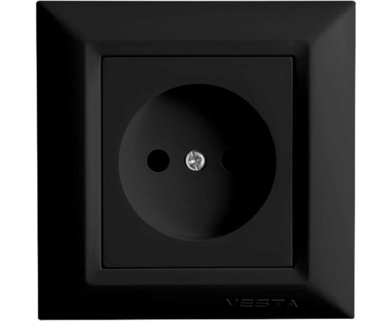 Одинарная розетка Vesta Electric roma без заземления FRZ00010102CMT 