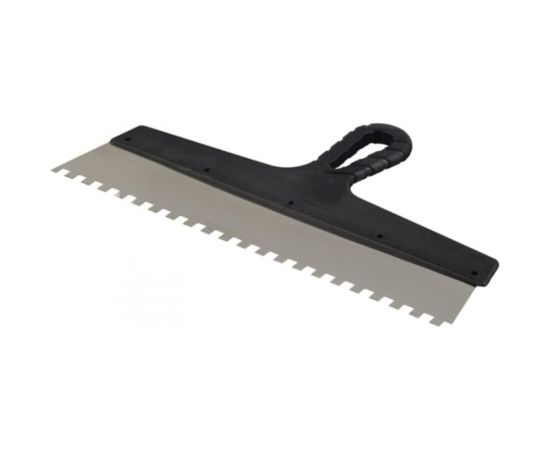 Зубчатый шпатель с антикоррозийным покрытием 350мм зуб 10х10мм Jettools 202-350/10 