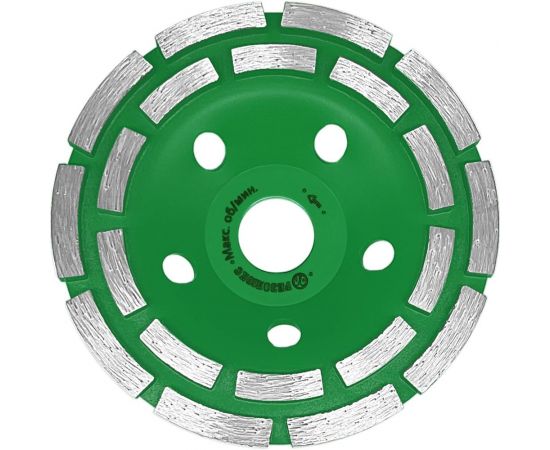 Чашка шлифовальная алмазная сегментная 180x22.2 мм Резолюкс 10202 