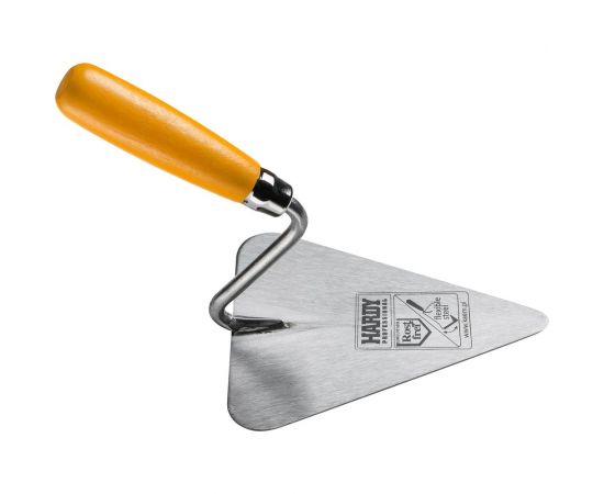 Кельма каменщика HARDY треугольная, серия 30, 18 см 0810-740018 