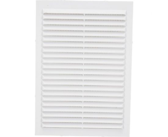 Решетка вентиляционная вытяжная без рамки (130x190 мм; белая) ВИЕНТО 1319В 