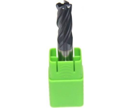 Фреза концевая монолитная твердосплавная радиусная 8х60 мм СпецТехИнструмент D8CR1.0L60T4AlTiNHRC60ASTI 