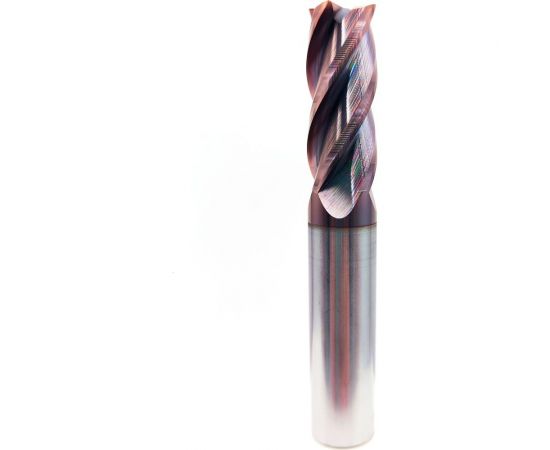 Фреза концевая монолитная твердосплавная 8х60 мм СпецТехИнструмент D8L60T4TiAlNHRC55ASTI 