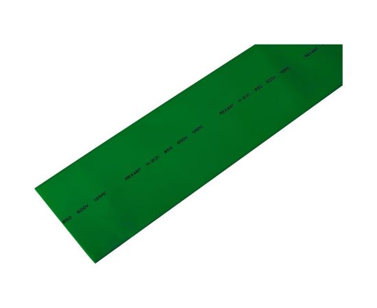 Термоусадочная трубка REXANT ТУТнг 50.0/25.0 мм, 1м, 10 шт, зеленая 25-0003 