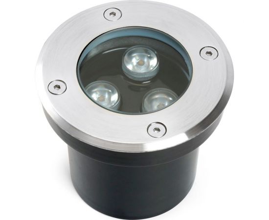 Светодиодный тротуарный светильник (грунтовый) FERON SP2801 ,3LED, 4000К,3W, AC12-24 100xH80mm,вн.диаметр:70mm, IP67 48345 