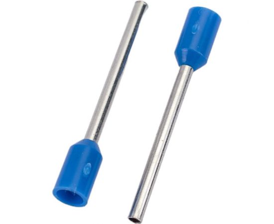 Наконечник-гильза TDM е7518 0,75мм2 с изолированным фланцем (100шт) SQ0512-0023 