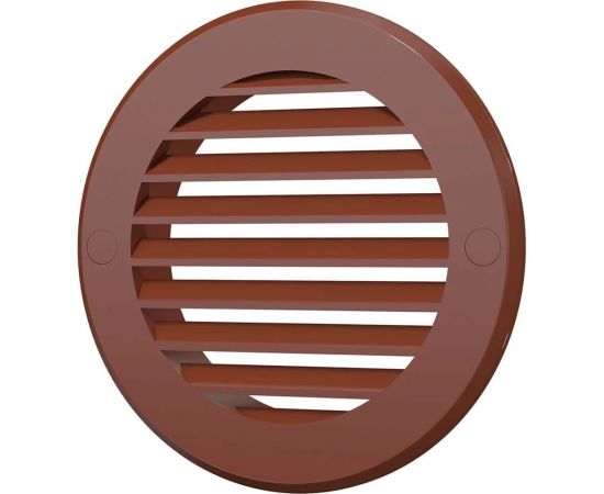 Решетка наружная вентиляционная круглая 16РКН (200 мм; с фланцем 160 мм; ASA; терракотовая) ERA 88-060 – изображение 2