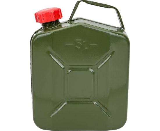 Канистра стальная, вертикальная, антикоррозийное покрытие, толщина стенки 0.7 мм, горловина с навинчивающейся крышкой, 5 литров AUTOPROFI KAN-700 (5L) – изображение 2