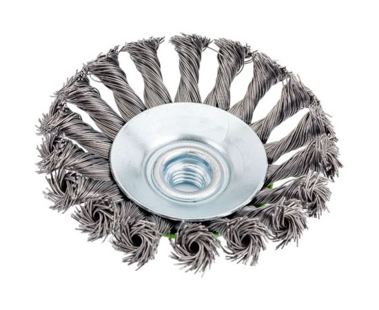 Щетка для УШМ (100 мм; М14; 0.5 мм) СИБРТЕХ 746097 – изображение 2