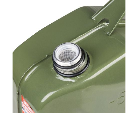 Канистра металлическая вертикальная 5 л, резьбовая крышка SKYWAY S02601010 – изображение 2