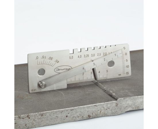 Универсальный шаблон сварщика УШС-3 с поверкой Элитест 00107396п – изображение 2