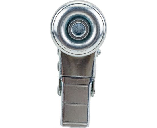 Колесо серая резина под болт отверстие 10 мм с тормозом SCHGB93 75 мм MFK-TORG 3057075 – изображение 2