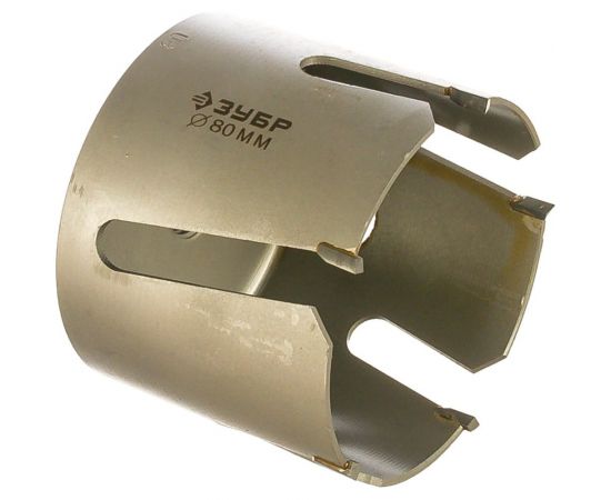 Коронка ПРОФИ Универсальная (80х55 мм; М16) Зубр 29514-80 – изображение 2