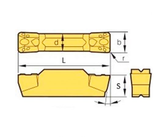 Пластина отрезная MGMN300-T WS7125 по нержавейке упаковка 10 шт HARDSTONE 4603312182226 – изображение 2