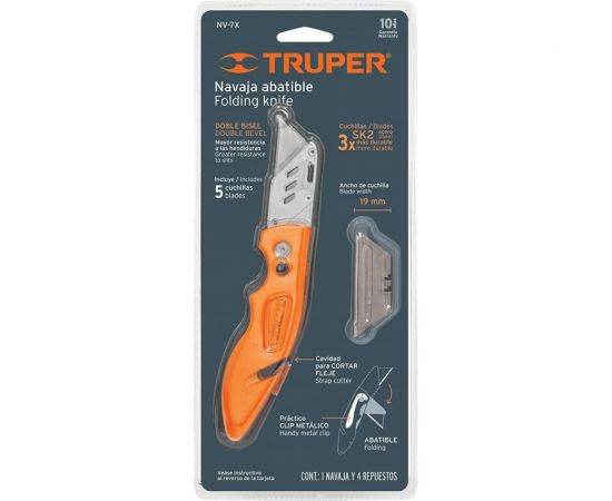 Строительный нож Truper NV-7X 17025 – изображение 2