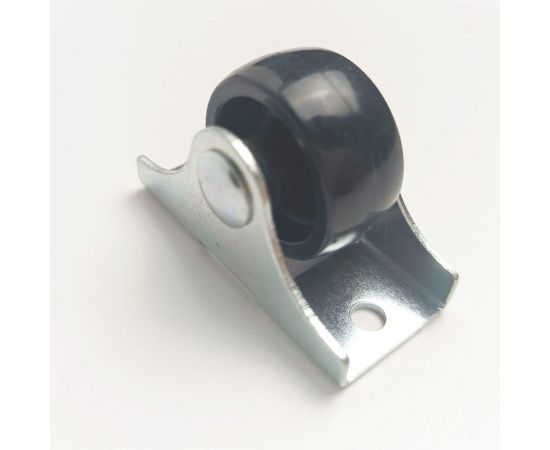 Колесо неповоротное 25 мм, черный пластик, с крепежом, М4x12 мм Brante 104322 – изображение 3