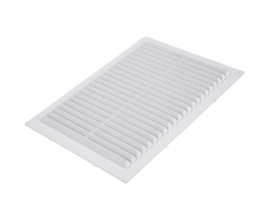 Решетка вентиляционная вытяжная без рамки (130x190 мм; белая) ВИЕНТО 1319В – изображение 3