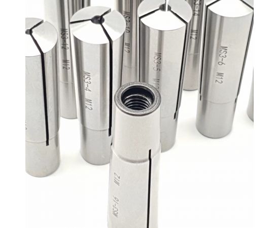 Комплект зажимных цанг Конус Морзе №3, 3/4/5/6/8/10/12/14/16 мм ТЕХНОРЕАЛ МА320050510 – изображение 4