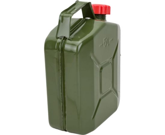 Канистра стальная, вертикальная, антикоррозийное покрытие, толщина стенки 0.7 мм, горловина с навинчивающейся крышкой, 5 литров AUTOPROFI KAN-700 (5L) – изображение 4