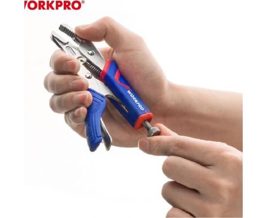 Фиксирующие клещи WORKPRO PRO 130 мм WP231072 – изображение 4