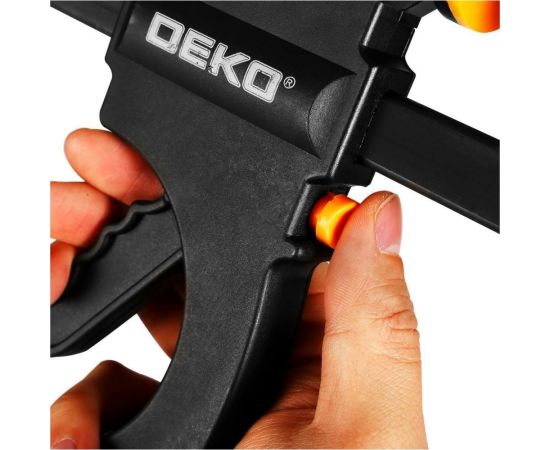 Быстрозажимная струбцина DEKO 160 мм CL160-2, 2 шт – изображение 5