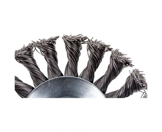 Щетка для УШМ (100 мм; М14; 0.5 мм) СИБРТЕХ 746097 – изображение 5