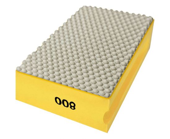 Губка алмазная гальваническая шлифовальная 90x55 мм, Р800 vertextools 90-55-800 – изображение 6