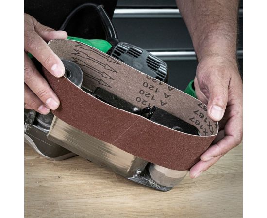 Шлифовальная лента (3 шт, 75 X 533 мм, зерно 80) TREND AB/B75A/80A – изображение 7