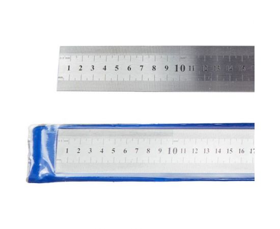 Металлическая двусторонняя линейка ZITOM 300 мм rl10002 