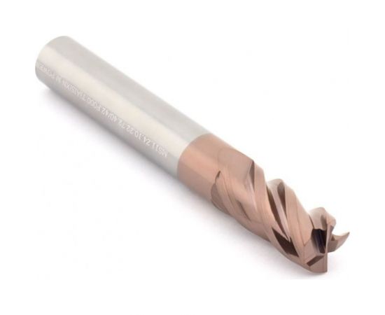 Фреза твердосплавная по нержавеющей и жаропрочной стали 8х19х63 мм, хв-к 8 мм, Z4 CNCINS MS11.z4.08.19.63.4042.F000.TiAlSiXN 