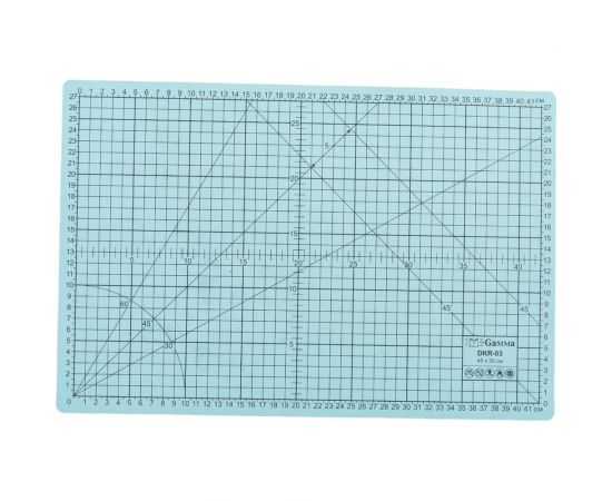 Мат для резки двусторонний (А3; 45х30 см; ПВХ) Gamma 638567 