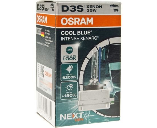 Автолампа Osram D3S, 35 Вт, PK32d,-5+150проц., XENON COOL BLUE INTENSE NextGen 66340CBN 