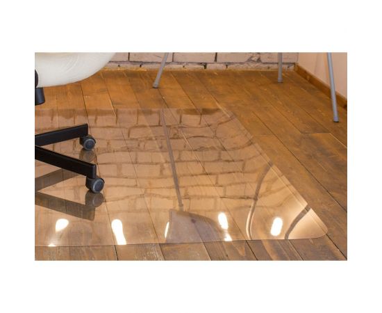 Защитный коврик для напольных покрытий BSL-office, поликарбонат 100х120 см, глянец, толщина 1 мм 1010101200 