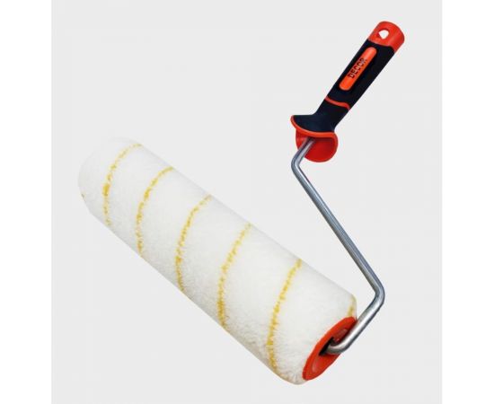 Валик DECOR 550-3250 profi с двухкомпонентной ручкой, полиамид, 250 мм, d 50 мм, ворс 12 мм 11608279 