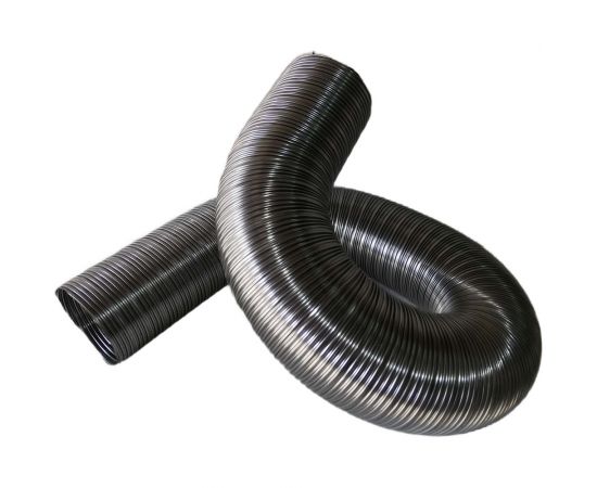 Газоход гибкий гофрированный 200 мм, L 1 м, нержавеющая сталь, до 700 градусов ВИЕНТО 200ВС-1 