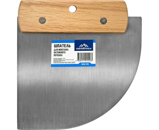 Шпатель для монтажа натяжного потолка vertextools 145x134мм 1616-145 