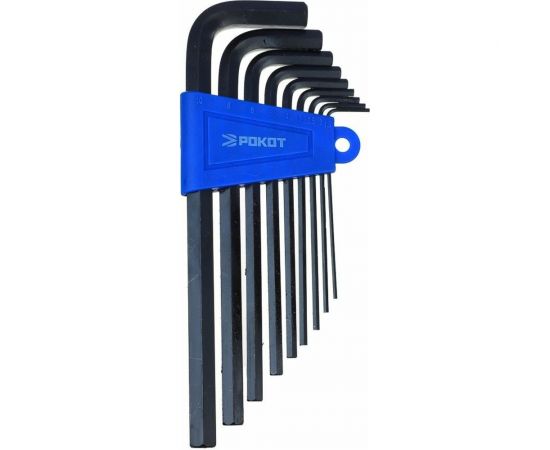 Набор удлиненных ключей-шестигранников РОКОТ 1.5-10 мм, 9 шт. 633-020 – изображение 2