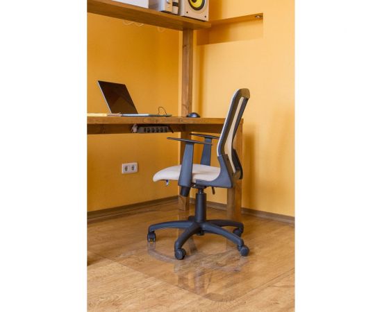 Защитный коврик для напольных покрытий BSL-office, поликарбонат 90х120 см, глянец, толщина 1,5 мм 1015091200 – изображение 2