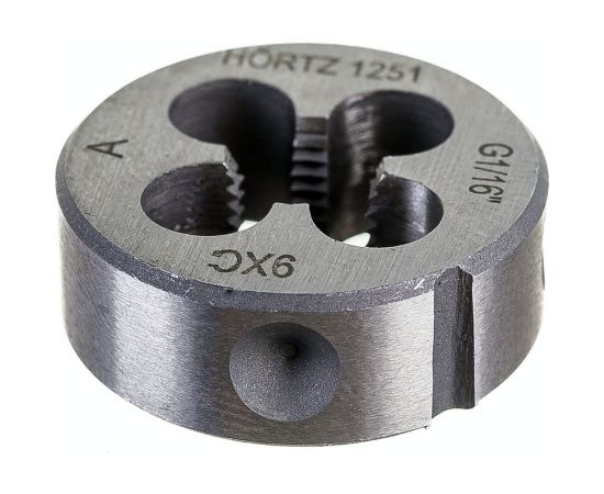 Трубная цилиндрическая плашка G 1/16 дюйма 9ХС HORTZ 204127 – изображение 2