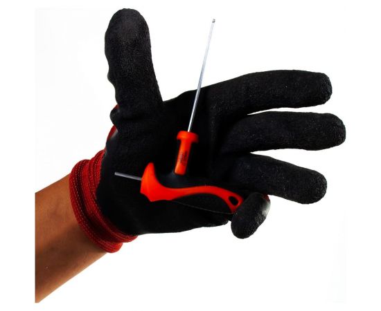 Имбусовый ключ HARDEN CRV, c Т-образной рукоятью, шарообразная головка, 2X75 мм 540701 – изображение 2