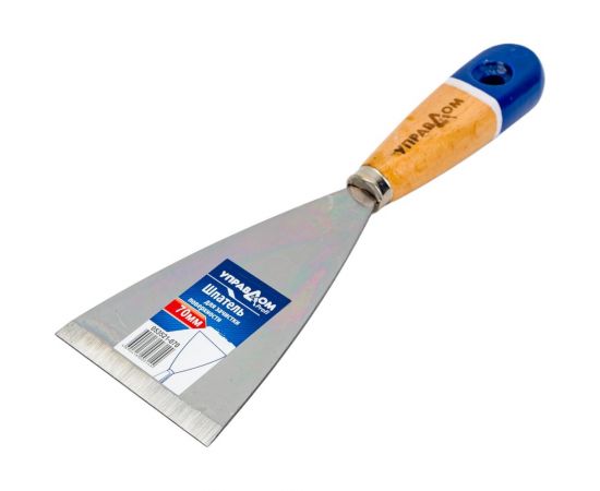 Шпатель для удаления ржавчины Управдом 70 мм, с деревянной ручкой, 05352 4100001502 – изображение 2